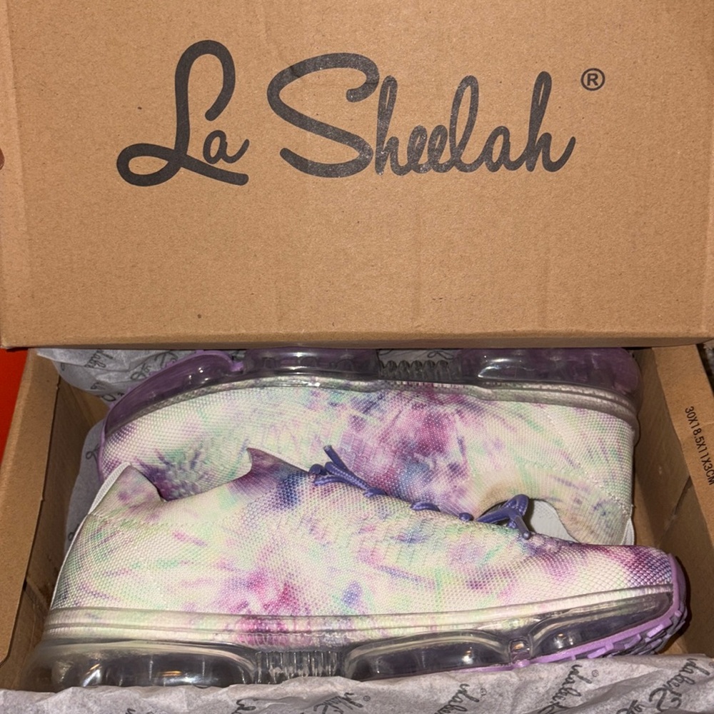 La Sheelah Sneakers Purple Tie Dye